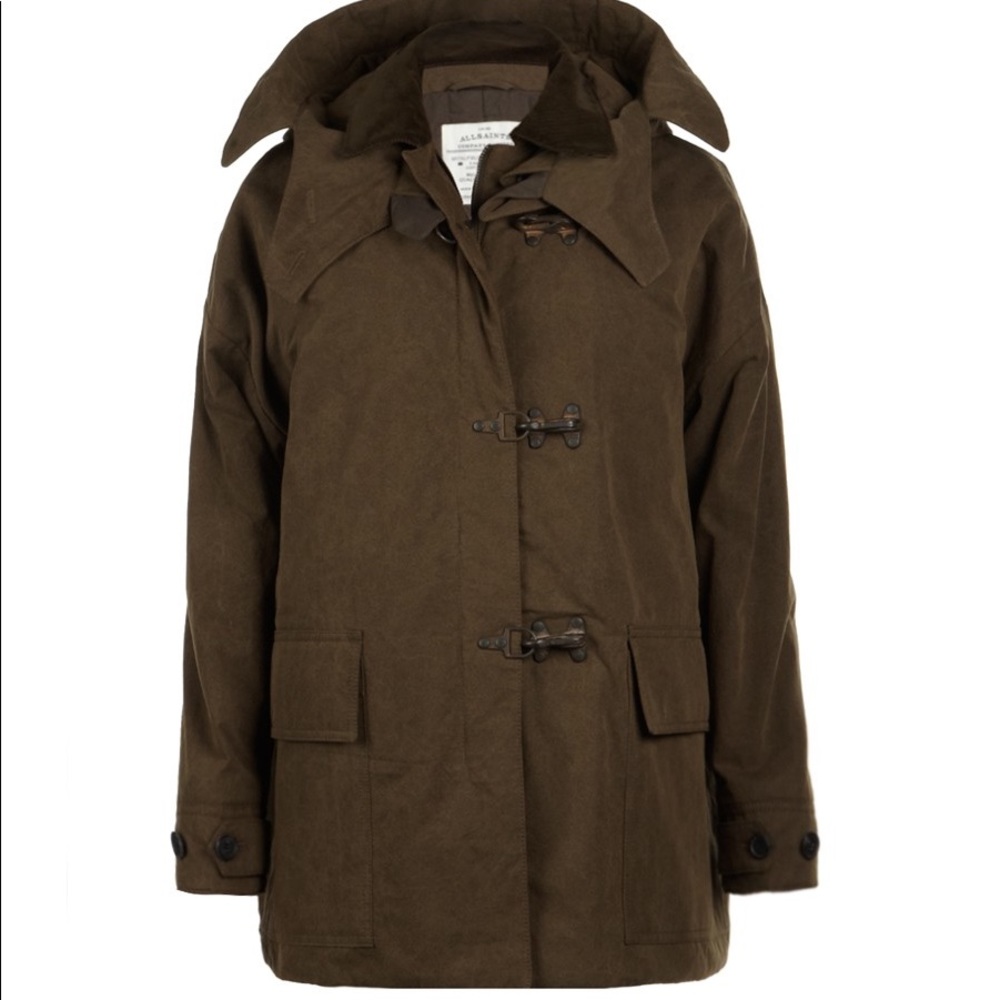 AllSaints Artillery Coat Green Women’s